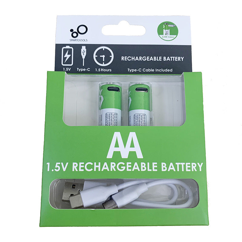Fast charging USB rechargeable lithium battery with 2600mWh capacity for mobile toys, remote controls, and doorbells. Features built-in USB port for easy charging.