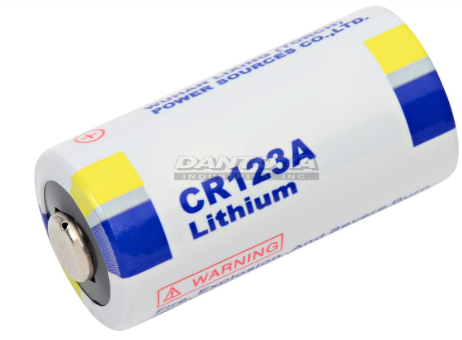 Photo Battery, 3 Volt 1500mAh Lithium Manganese Dioxide CR123A Battery