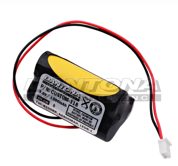 3.6V 1000mAh NiCd Battery for power tools and emergency lighting