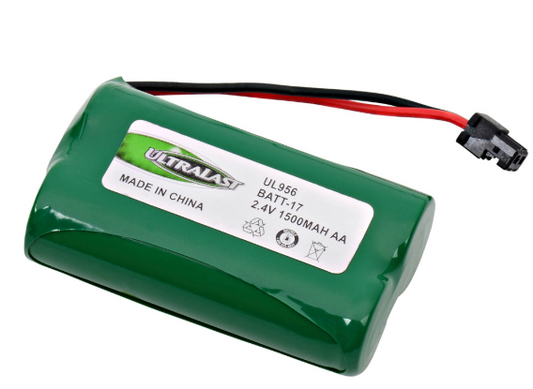 2.4 Volt 1500 mAh NiMH Battery for AT&T 91302 cordless phone.